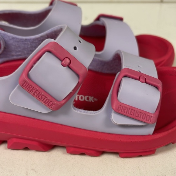 Birkenstock Mogami Birko-Flor Size US 2 Euro 33 Pink & Purple Sandals - Picture 15 of 16